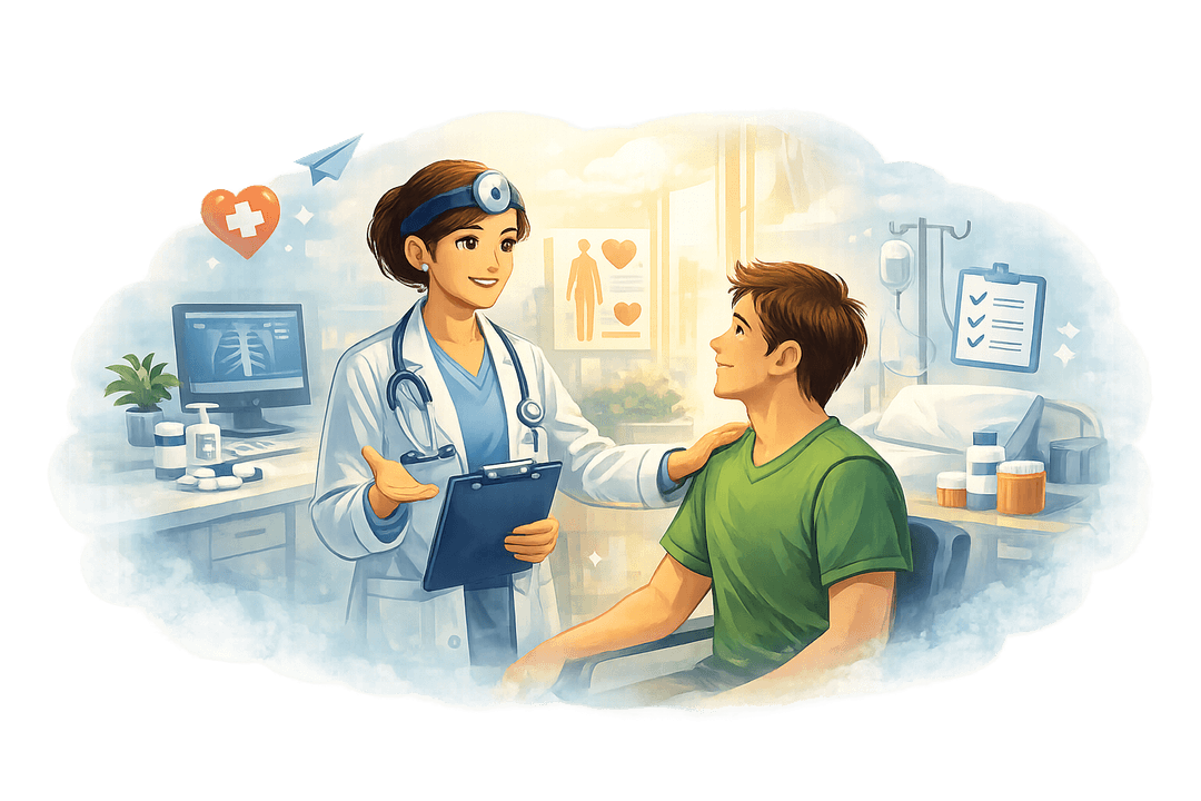 Doctor and patient